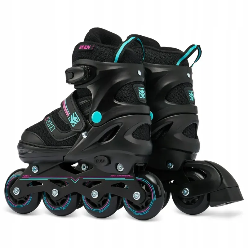 Дитячі ролики Raven Drill Mint/Pink розмір 34-37