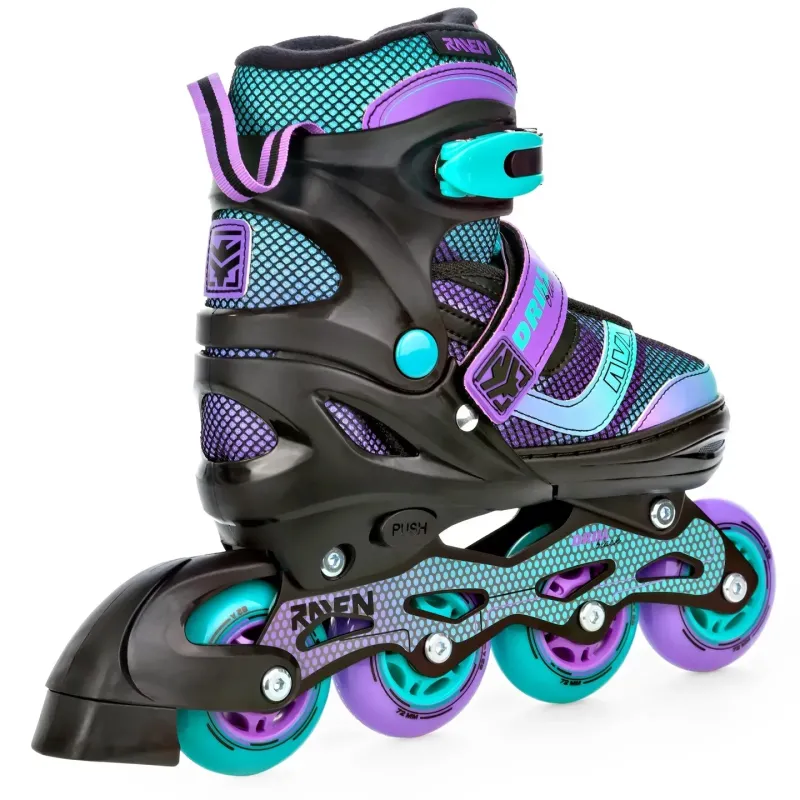 Дитячі ролики Raven Drill Violet/Mint розмір 34-37