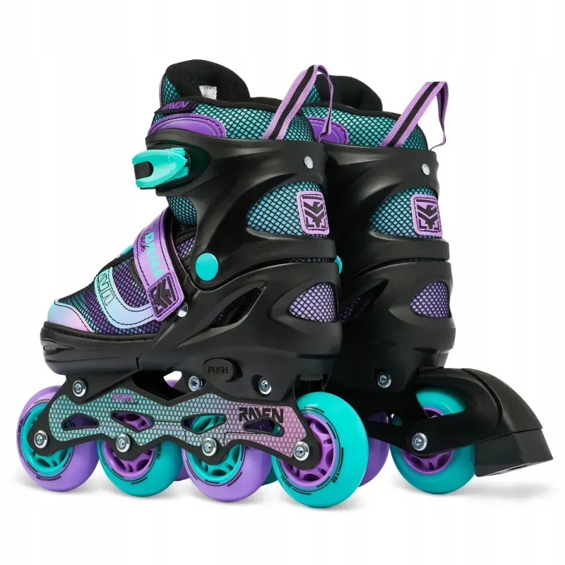 Дитячі ролики Raven Drill Violet/Mint розмір 34-37
