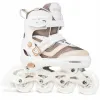 Дитячі ролики Raven Drill White/Coffee розмір 34-37