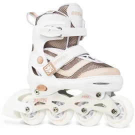 Дитячі ролики Raven Drill White/Coffee розмір 34-37