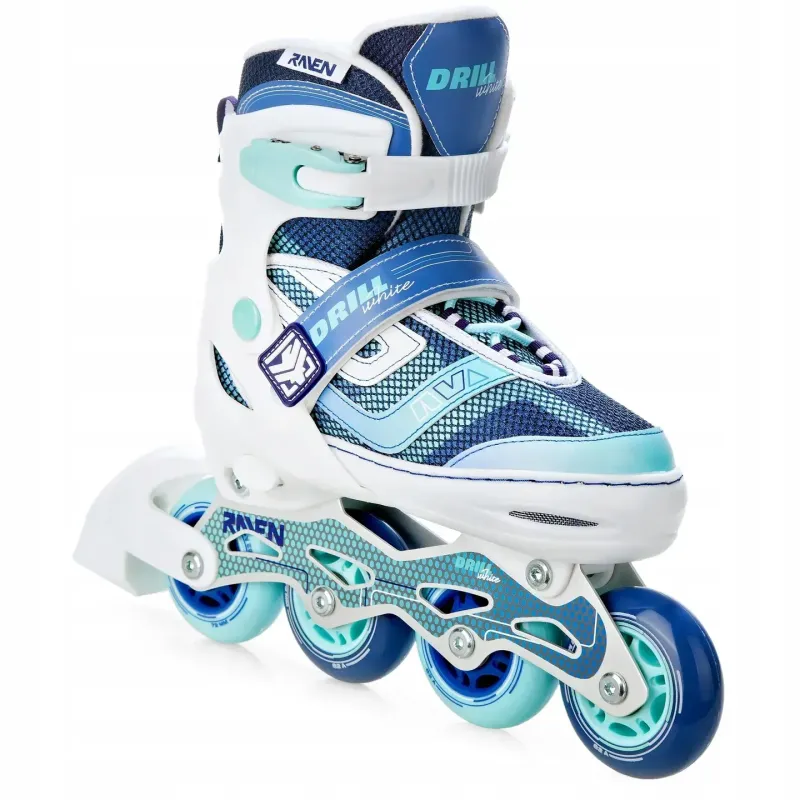 Дитячі ролики Raven Drill White/Mint розмір 34-37