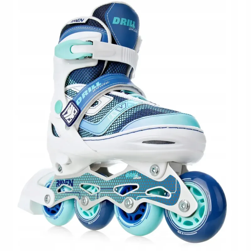 Дитячі ролики Raven Drill White/Mint розмір 34-37