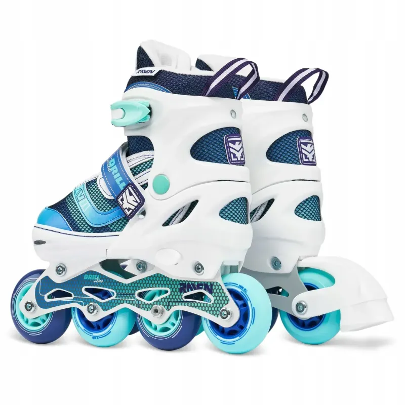 Дитячі ролики Raven Drill White/Mint розмір 34-37
