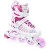 Дитячі ролики Raven Grace White/Pink LED wheels розмір 28-31