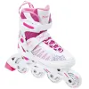Дитячі ролики Raven Grace White/Pink LED wheels розмір 28-31