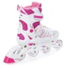 Дитячі ролики Raven Grace White/Pink LED wheels розмір 28-31