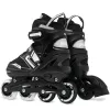 Дитячі ролики Raven Helixi 3в1 Black/Grey LED розмір 30-33