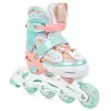 Дитячі ролики Raven Isla LED колеса Orange/Mint розмір 27-30