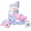 Дитячі ролики Raven Loret 3в1 LED Lila/Pink колеса розмір 27-30