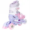 Дитячі ролики Raven Loret 3в1 LED Lila/Pink колеса розмір 27-30
