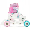 Дитячі ролики Raven Loret Glitter White/Mint/Pink LED колеса розмір 27-30