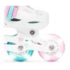 Дитячі ролики Raven Loret Glitter White/Mint/Pink LED колеса розмір 27-30