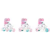 Дитячі ролики Raven Loret Glitter White/Mint/Pink LED колеса розмір 27-30