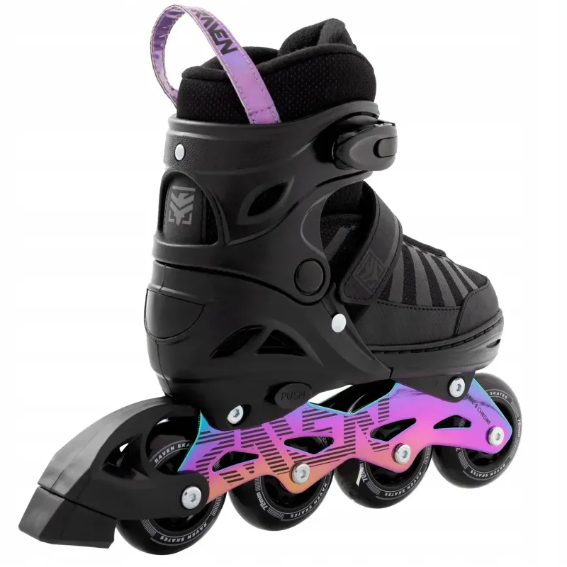 Дитячі ролики Raven Oxen Black/Neochrome розмір 34-37