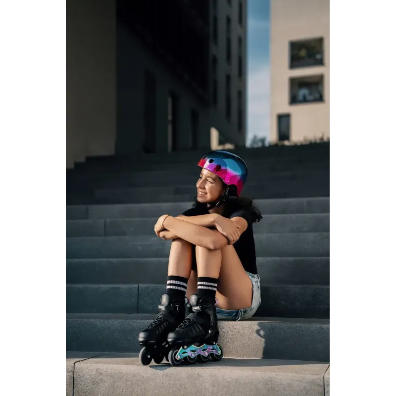 Дитячі ролики Raven Oxen Black/Neochrome розмір 34-37