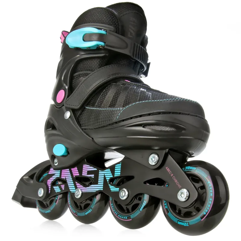 Дитячі ролики Raven Oxen Black/Pink розмір 34-37