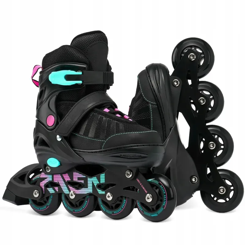 Дитячі ролики Raven Oxen Black/Pink розмір 34-37