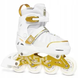 Дитячі ролики Raven Oxen White/Gold розмір 34-37