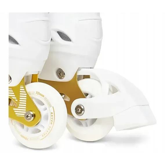 Дитячі ролики Raven Oxen White/Gold розмір 34-37