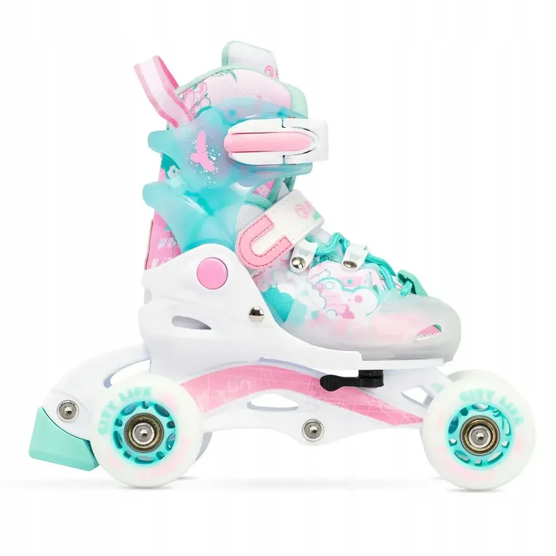 Дитячі ролики Raven Princess 3в1 Mint/Pink розмір 26-29
