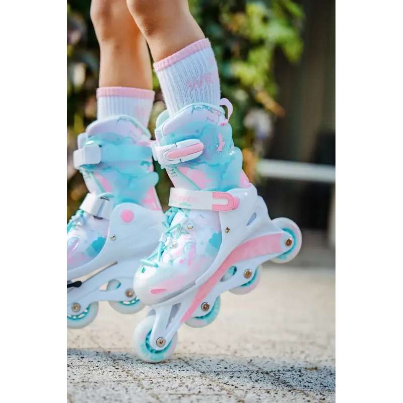 Дитячі ролики Raven Princess 3в1 Mint/Pink розмір 26-29