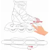 Дитячі ролики Raven Princess 3в1 Mint/Pink розмір 26-29