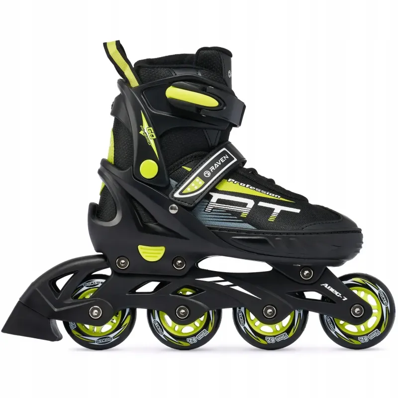 Дитячі ролики Raven Profession Black/Lime розмір 28-32