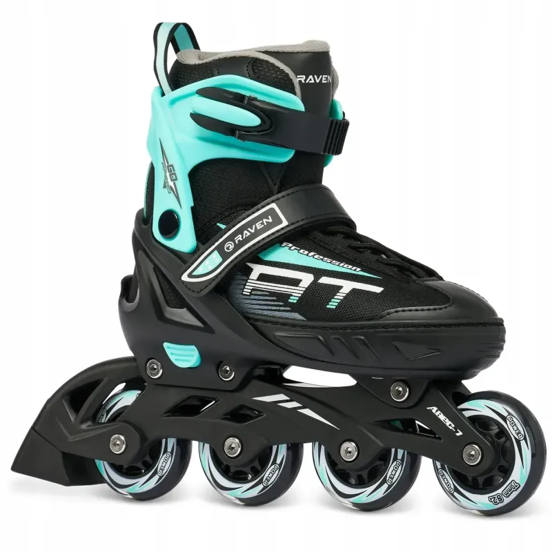 Дитячі ролики Raven Profession Black/Mint розмір 35-38