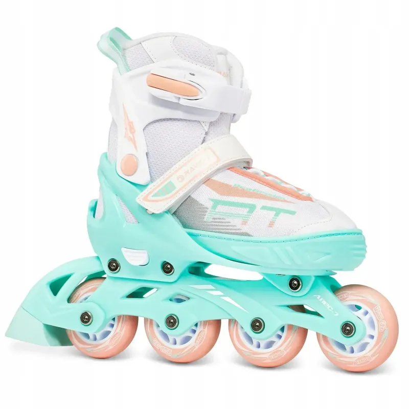 Дитячі ролики Raven Profession White/Mint/Orange розмір 28-32