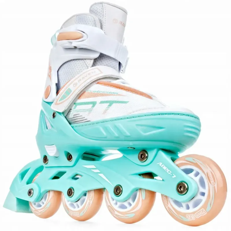 Дитячі ролики Raven Profession White/Mint/Orange розмір 28-32
