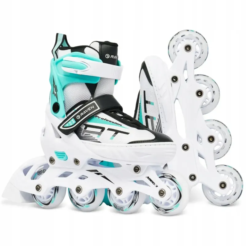Дитячі ролики Raven Profession White/Mint розмір 28-32