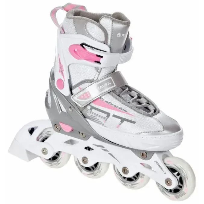 Дитячі ролики Raven Profession White/Pink розмір 31-34