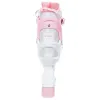 Дитячі ролики Raven Rosi White/Pink LED розмір 28-31