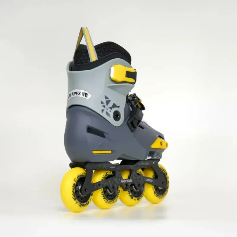 Дитячі ролики Rollerblade Apex charcoal-yellow розмір 29-32