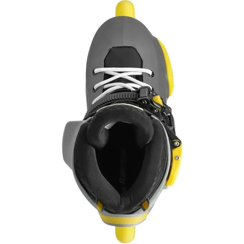 Дитячі ролики Rollerblade Apex charcoal-yellow розмір 29-32