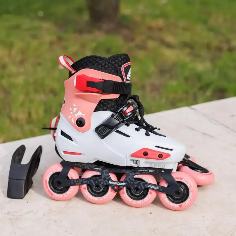 Дитячі ролики Rollerblade Apex platinum-coral розмір 29-32