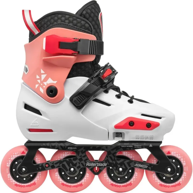 Дитячі ролики Rollerblade Apex platinum-coral розмір 29-32