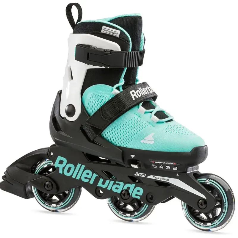 Дитячі ролики Rollerblade Microblade 3WD aqua-white розмір 28-32