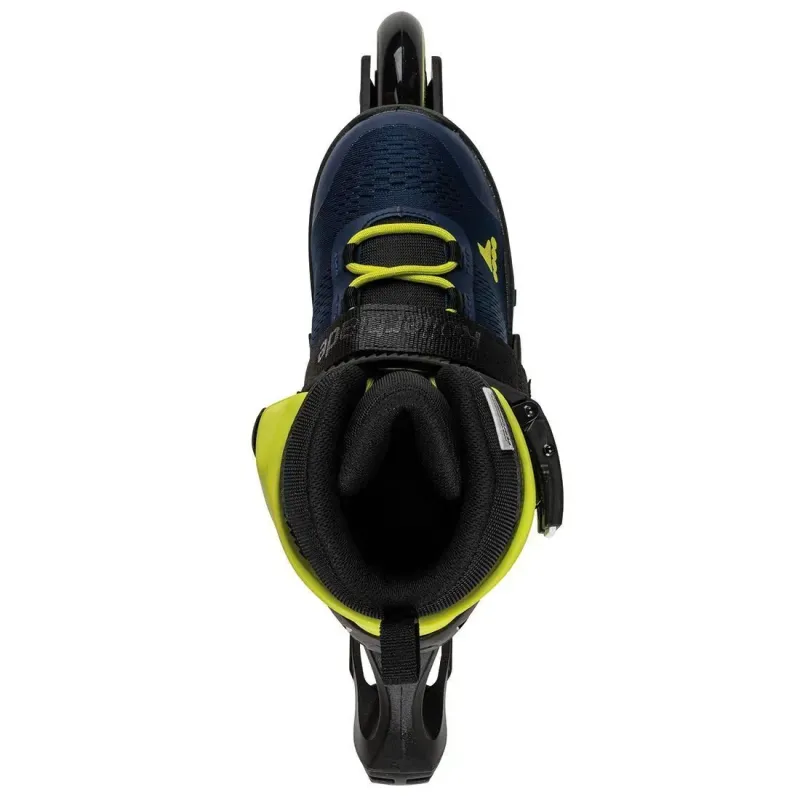 Дитячі ролики Rollerblade Microblade 3WD blue royal-lime розмір 28-32