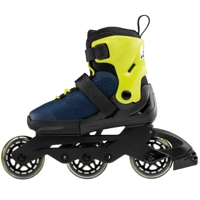 Дитячі ролики Rollerblade Microblade 3WD blue royal-lime розмір 28-32