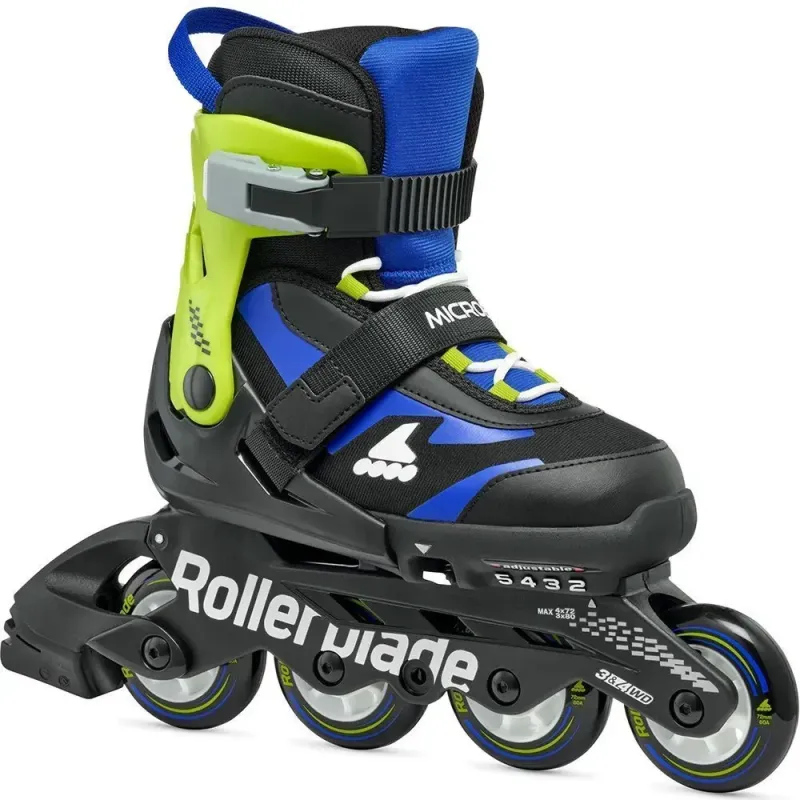 Дитячі ролики Rollerblade Microblade black-blue розмір 28-32
