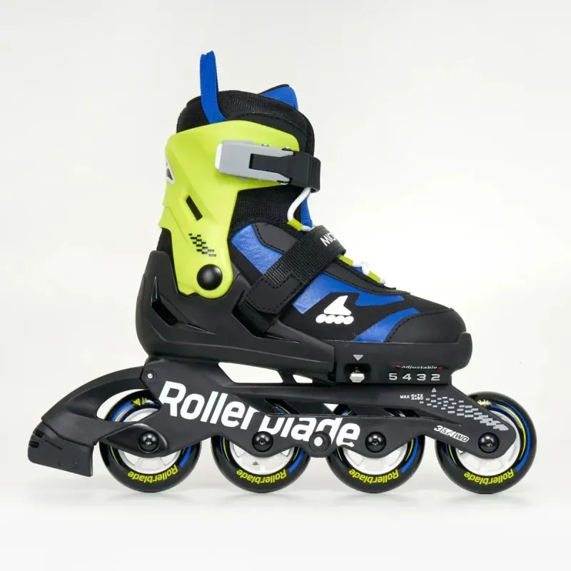 Дитячі ролики Rollerblade Microblade black-blue розмір 28-32