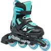 Дитячі ролики Rollerblade Microblade black-light blue розмір 28-32