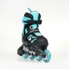 Дитячі ролики Rollerblade Microblade black-light blue розмір 28-32