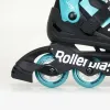 Дитячі ролики Rollerblade Microblade black-light blue розмір 28-32