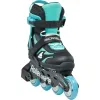 Дитячі ролики Rollerblade Microblade black-light blue розмір 28-32