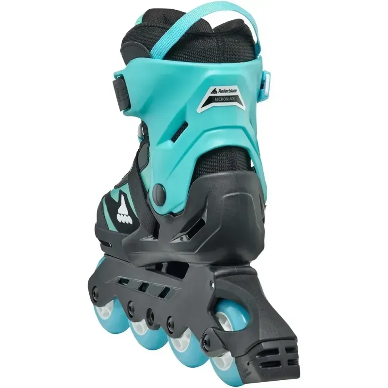 Дитячі ролики Rollerblade Microblade black-light blue розмір 28-32