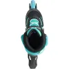 Дитячі ролики Rollerblade Microblade black-light blue розмір 28-32