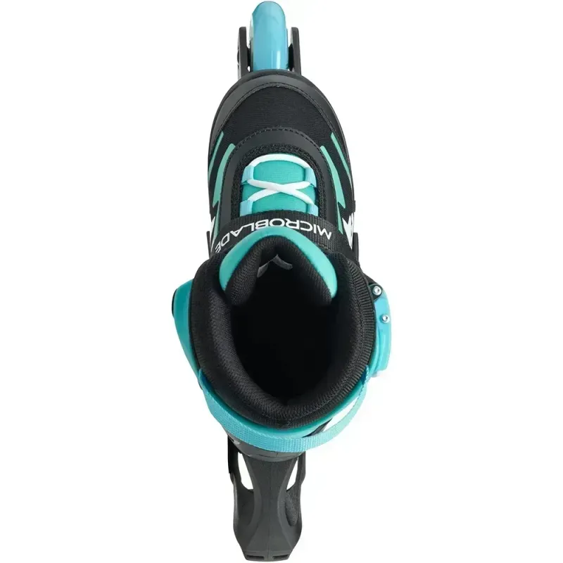 Дитячі ролики Rollerblade Microblade black-light blue розмір 28-32